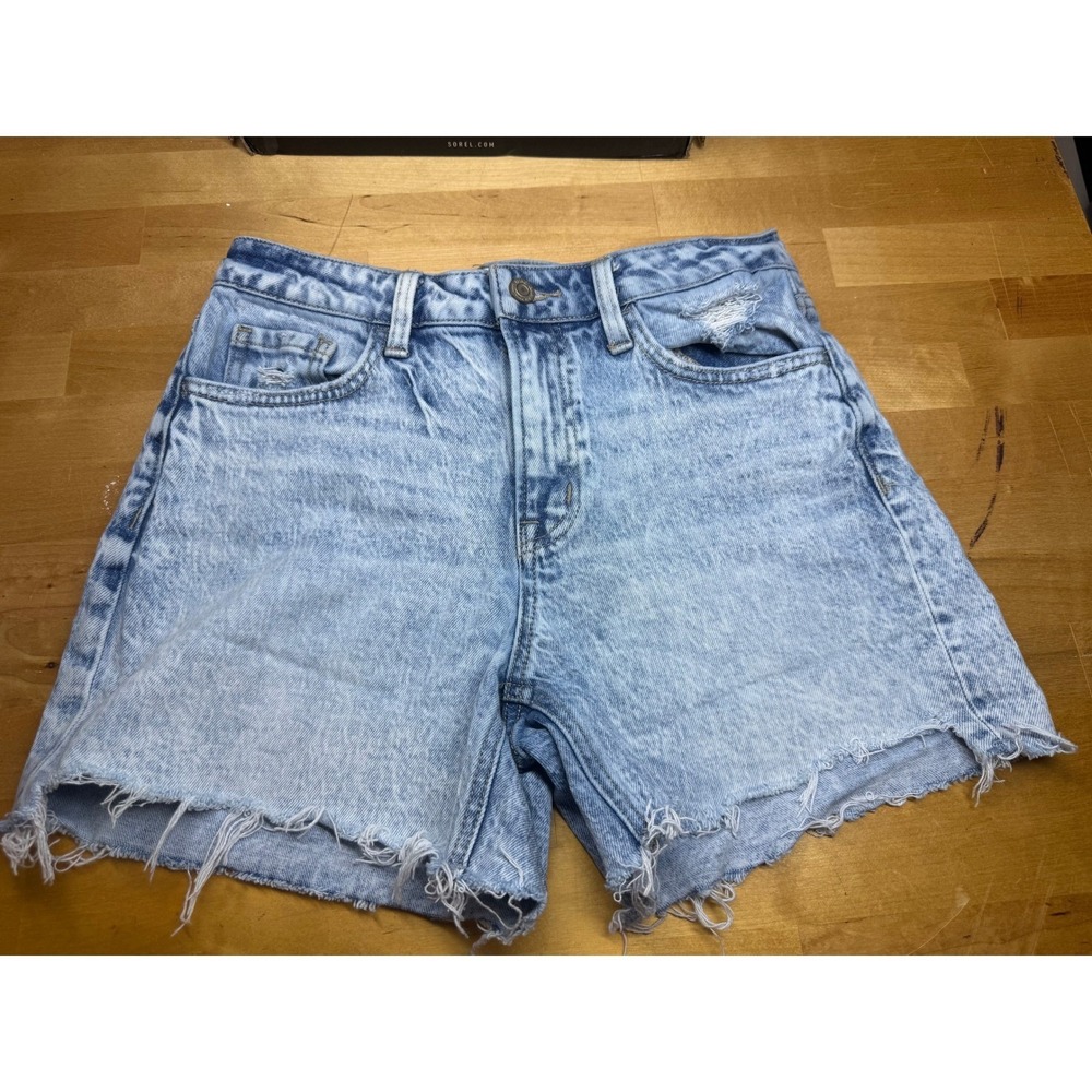 Vervet Denim | The Rebecca High Rise Distressed Shorts Size‎ Small